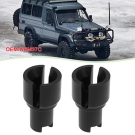 YINETTECH 2Pcs Aluminum Diff Outdrives Replacement Part GRM37C ARA311177 Compatible with Arrma 1/18 Granite Grom Typhon Grom 1/14 Mojave Grom Mega 380 RC Car Upgrades