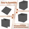 NieEnjoy Foldable Storage Cubes Bins ,11 Inch Cloth Storage Cube