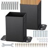 Happybuy 4x4 Post Base, 2 Pcs, Inner Size 3.6"x3.6", Heavy