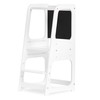 Dream On Me Explora Toddler & Step Stool in White,