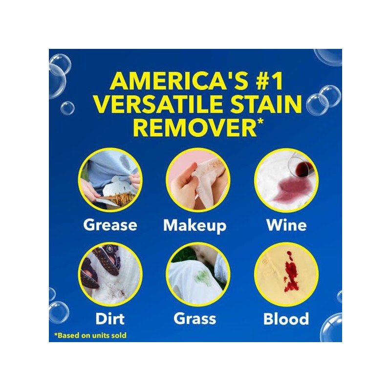 OxiClean Versatile Stain Remover, Over 101 Uses, Chlorine-Free, For All