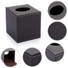 Sumnacon Square Leather Tissue Box Cover - Stylish Cube Tissue