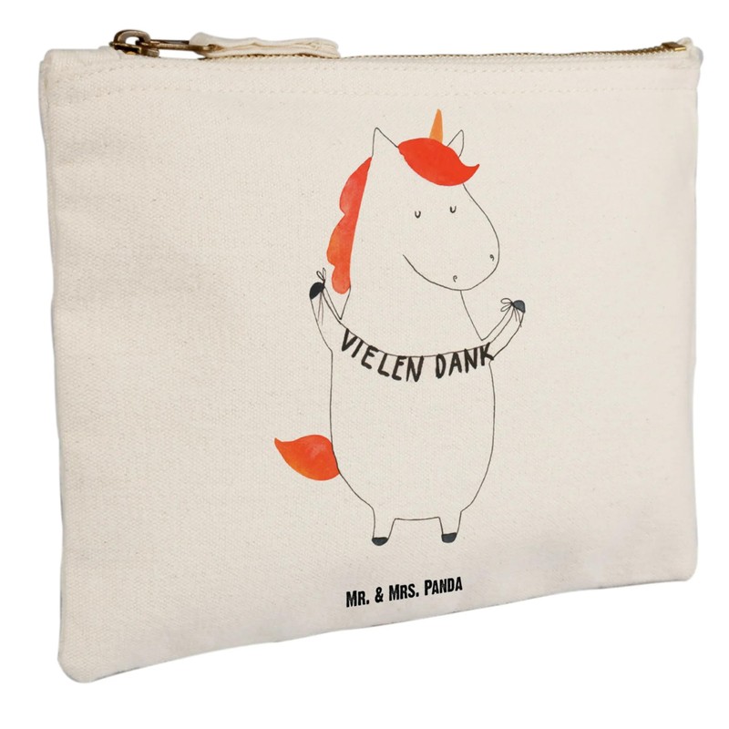 Mr. & Mrs. Panda Schminktasche Einhorn Dankeschön Grösse XL Große