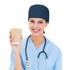 YANGZHI Navy Blue Unisex Adjustable Surgical Sweatband - Elastic Bandage