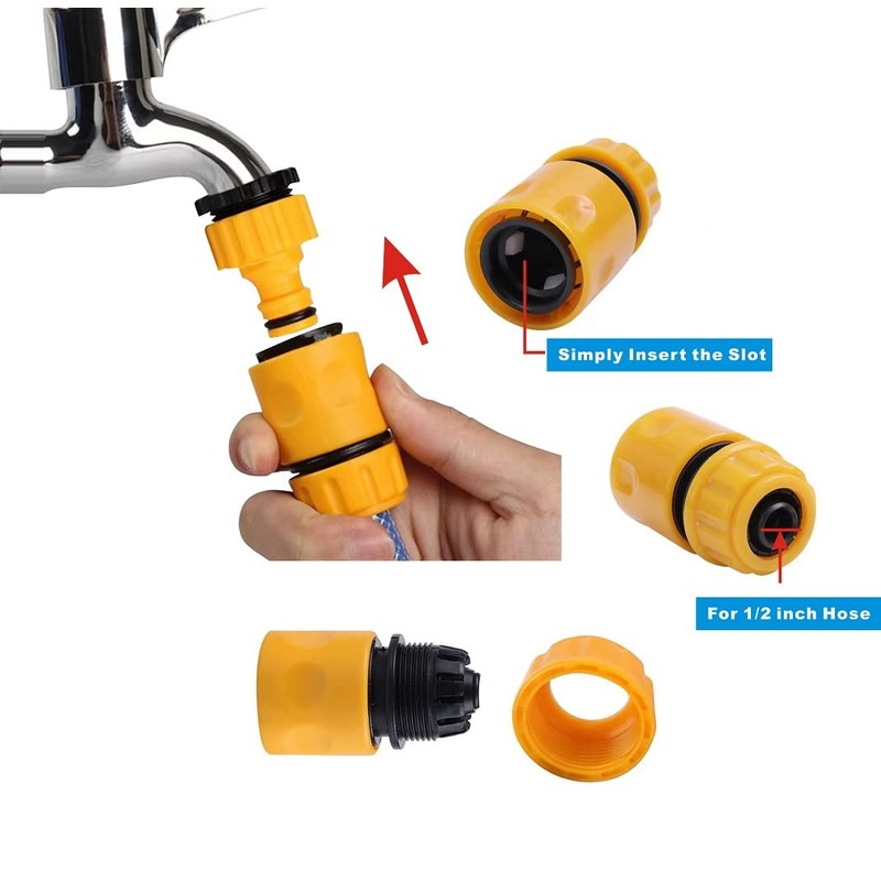 GUPENG Kitchen Tap Hose Connector, Universal Adapter, Hose Pipe Tap