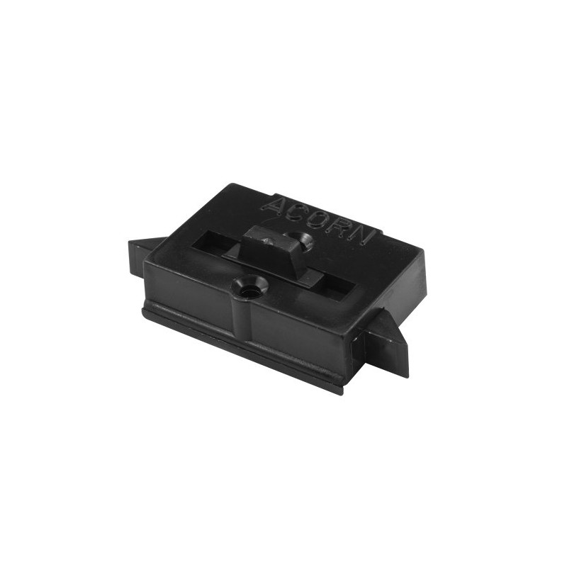 Prime-Line F 2645 Acorn Black Vinyl Spring-Loaded Sliding Window Tilt