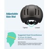 Favoto Urban Bicycle Helmet with Visor Lightweight - Double Inmould