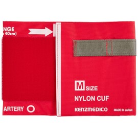 ナイロンカフ 標準型 1099D924 M レッド 血圧計 デジタル