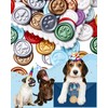 Gold Paw Wax Seal Stickers-40PCS Bulk Self-Adhesive Vintage Sealing Stickers