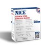 100 x NICE No.11 Sterile Carbon Steel CS11 Surgical Blades