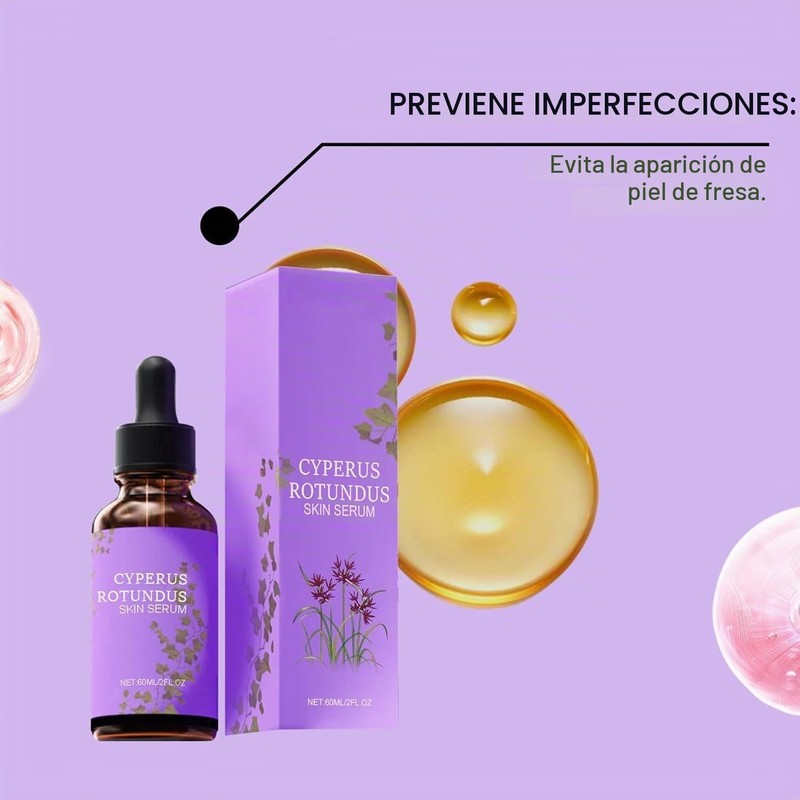 Aceite Depilatorio Suero de Cyperus Rotundus – Piel Suave y