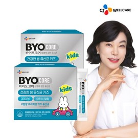 (CJ웰케어)바이오코어 건강한 생유산균 키즈 300억 60포 2개 (CJ Wellness Care) BioCore Healthy Probiotics for Kids 30 Billion 60 Sachets 2 Pack