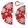 Christmas Tree Skirt Snowflake Large Xmas Tree Skirts Decoration 120