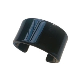 Fuqimanman2020 Acrylic Open Cuff Bangle Colorful Simple Geometric Transparent Resin Bracelet Jewelry-Black