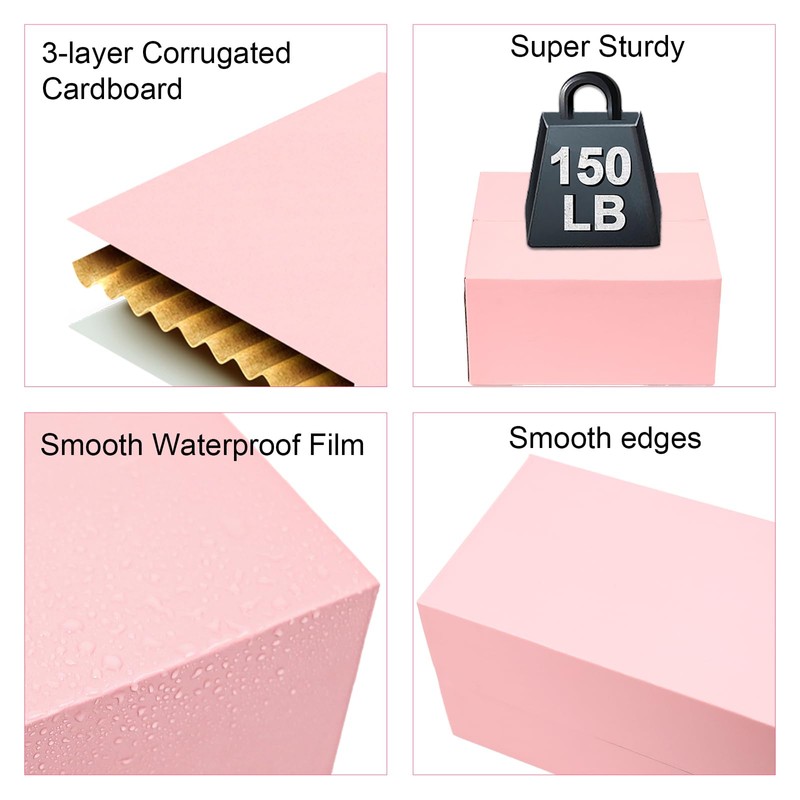 11x6x6 Inches Shipping Boxes Medium, 30 Pack Corrugated Cardboard Boxes,