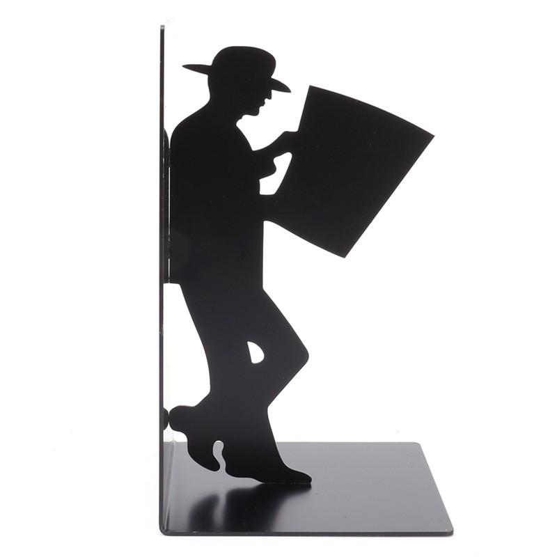 Wrought Iron Figure Book Stand Readers Book Stand Bookshelf Ornaments