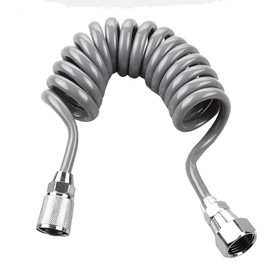 Qezodsx Sink Faucet Hose Flexible Telescopic Shower Hose Shower Hose for Water Plumbing Toilet Bidet Sprayer 59 Inch