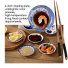 Cute Cat Soy Sauce Plate Set of 4, Japanese Ceramic