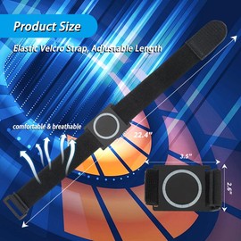 Vrnikhub Pilot Kneeboard Magnetic Kneeboard for Smartphone and Tablets, Universal Pilot Magic Knee Board with Adjustable Length Elastic Strap Ideal for Aviation, Reading, Entertainment