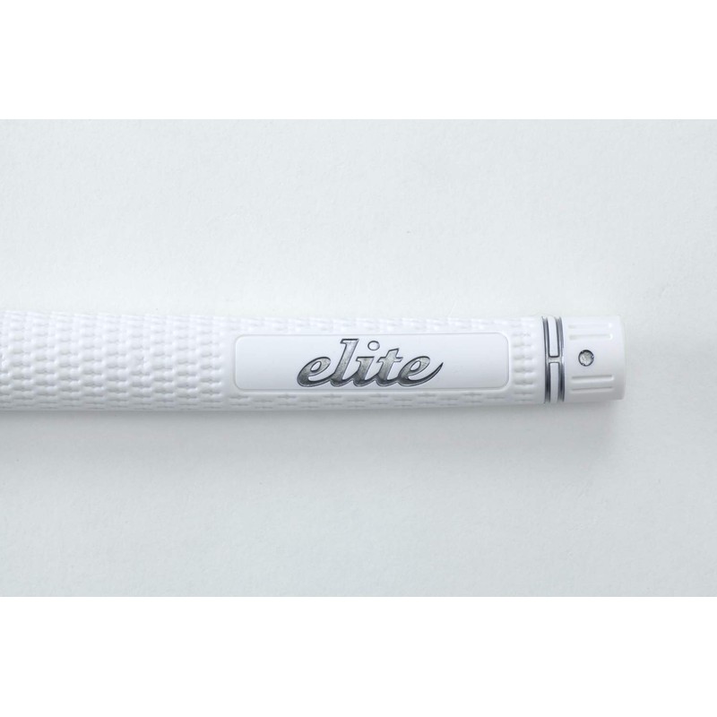 elitegrips S40 Golf Grips, Set of 7, Silver White, No