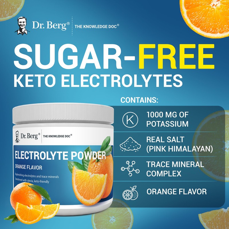 Dr. Berg Zero Sugar Hydration Keto Electrolyte Powder - Enhanced