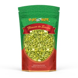 We Got Nuts Pumpkin Seeds Healthy Snacks 5Lbs (80oz) Bag | Raw Pepitas No Preservatives Added, 100% Natural With No Shell | For Baking, Salad Toppings, Cereal, Roasting | Low Calorie Nuts,