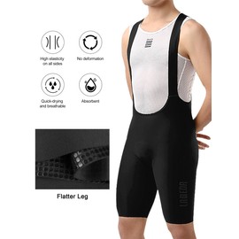LAMEDA Men's Cycling Bib Shorts 3D Padded, Bicycle Biking Shorts for Road and Mountain Bike Riding