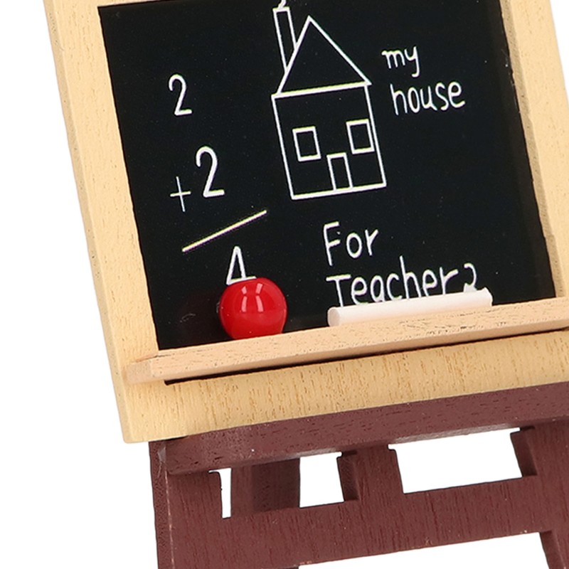 10Pcs Miniature Small Blackboard Easel Realistic Lovely Dollhouse Small Chalkboards