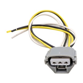 PriPrilod 3-Wire Front Turn Signal Wiring Connector Plug with Pigtails Wire Harness 3 pin Compatible with Toyota Tacoma Tundra 2001 2012 2013 2014 2015 2016 2017 Replace 90075-60060 9007560060