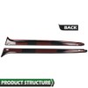 LQI Bed Rail Caps Stepside Cover Compatible with Chevy Silverado