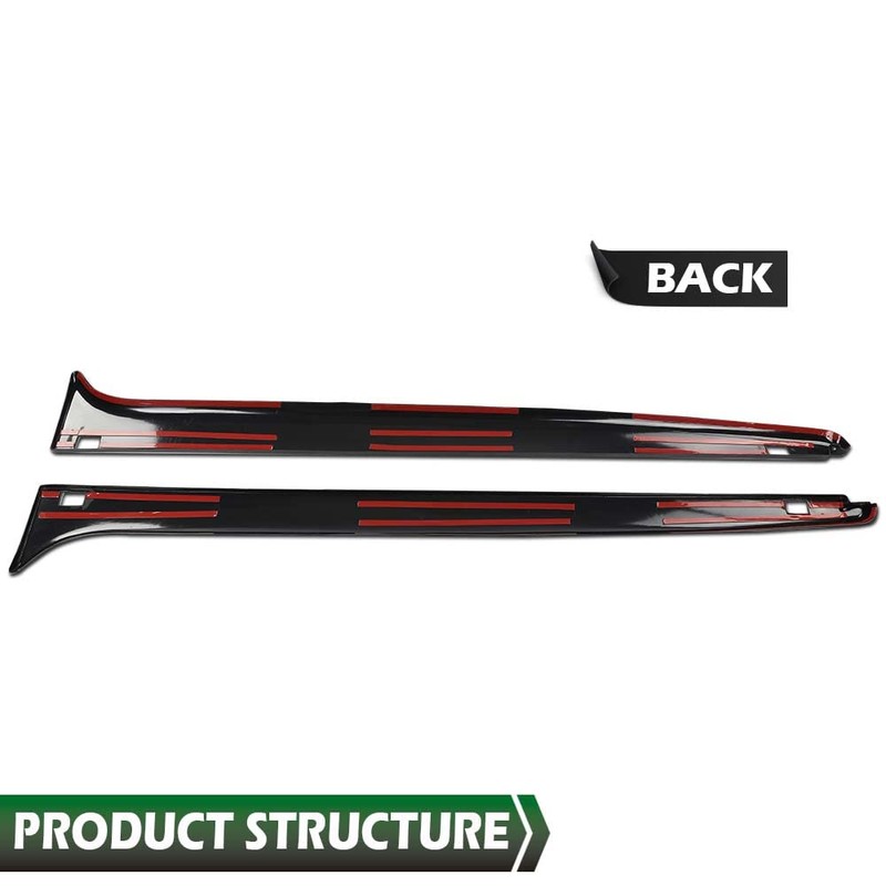 LQI Bed Rail Caps Stepside Cover Compatible with Chevy Silverado