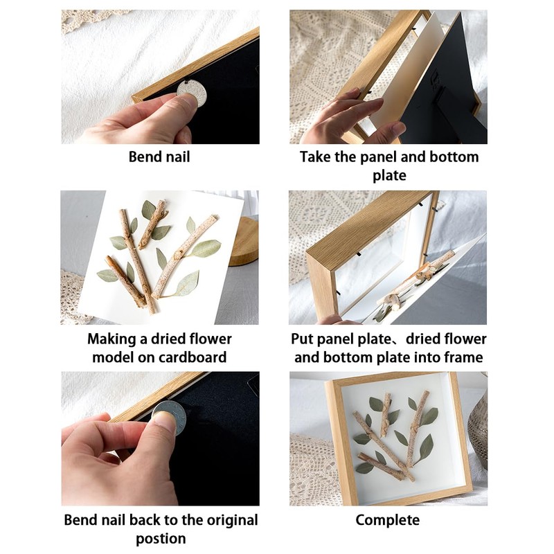 marysgift Deep Photo Frame Box Shadow Boxes 3D Memory Frame