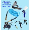 Keepro Polyurethane Recoil Air Hose, 1/4 Inch ID By 10