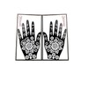 Pair of Beautiful Mehendi Temporary Tattoo– Ideal for Intricate DIY