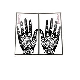 Pair of Beautiful Mehendi Temporary Tattoo– Ideal for Intricate DIY Designs. (Design 2)
