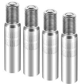 Manovella Valve Extension 39 mm for Schrader Valve (AV/Schrader) - Valve Adapter for Car, Bike, E-Bike, Truck, E-Scooter - with Sealing Ring to Prevent Pressure Loss - Durable & Perfect Fit (Pack of 4