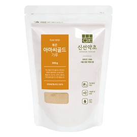 Fresh medicinal herbs Sinseon Yakcho Roasted Flaxseed Powder, 300g, 1 pack / 신선약초 볶은 아마씨 가루, 300g, 1개