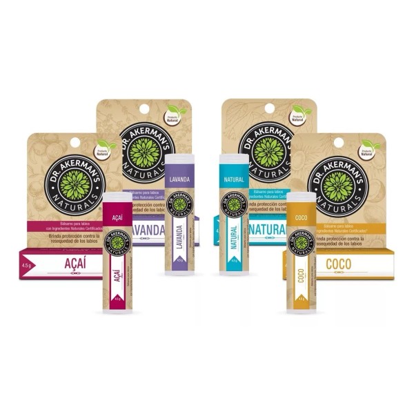 Dr. Ackerman´s Bálsamo Labial Huméctame Para Labios Dr. Akermans 4-pack