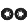 sourcing map 2pcs Wall Split Flange 0.59" (15mm) Plastic Round