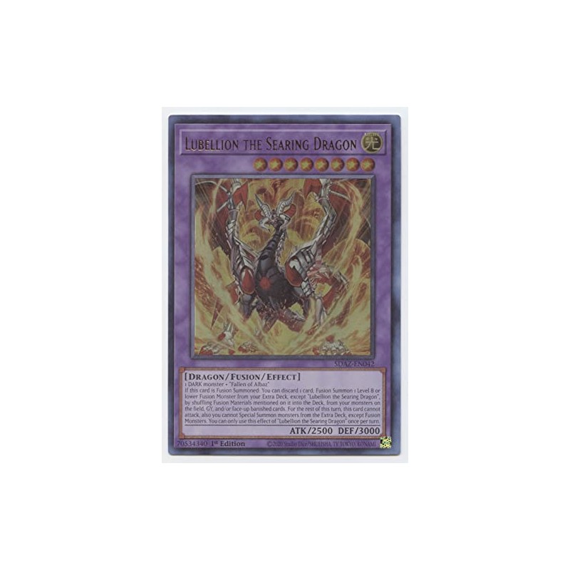 Lubellion The Searing Dragon - SDAZ-EN042 - Ultra Rare -