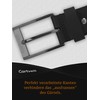 Cartvelli Business Leather Belt Men's 35 mm Made in Germany