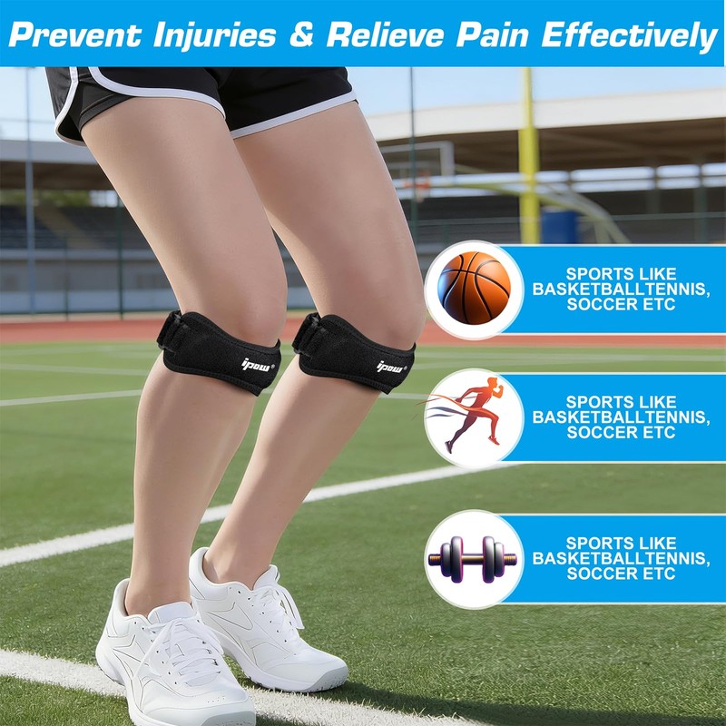 Knee Strap Grey