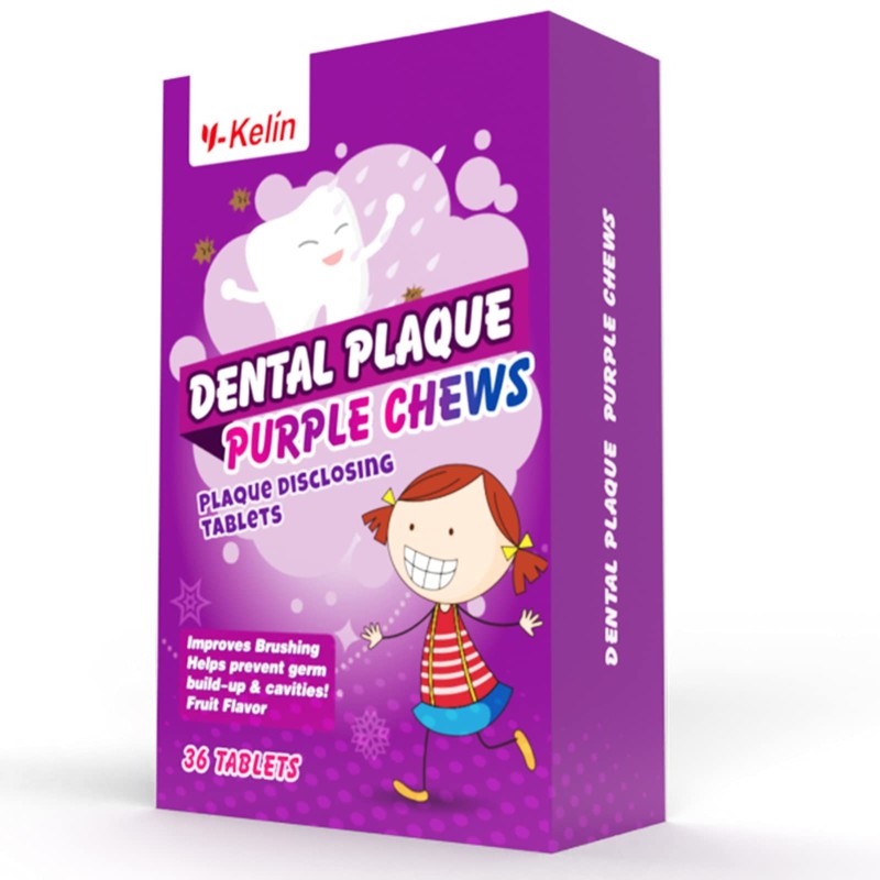 Dental Plaque Disclosing Tablets for Kids & Adults - Showing
