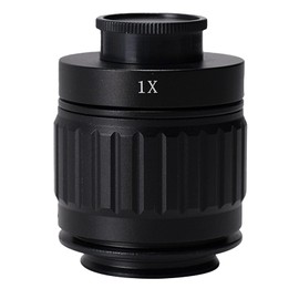 BuyWeek Microscope Lens Adapter, 1 x 38 mm C-Mount Lens Adapter, Trinocular Stereo Microscope Tube (1X)