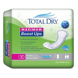 SECURE PERSONAL CARE PRODUCTS, LLC TotalDry Booster Pads Maximum 1375" Long CA of 120