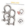 Kichvoe 4pcs Durable Metal Shackles Horseshoe D Shaped Design Easy