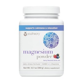 Youtheory Polvo de magnesio Relax Berry 12.7 oz                                                                                                       