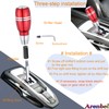 Arenbel 4" Automatic Push Button Gear Shift Knob Polished Aluminum