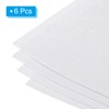 PATIKIL Soft Felt Sheets Glitter Fiber Craft Sheets White 11.8