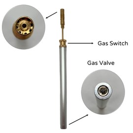 All Splendid Metal Cordless Butane Powered Pencil Torch, Without Piezo Ignition, Super Light, Butane Torch for Crafting (8Lx0.5Wx0.5H)
